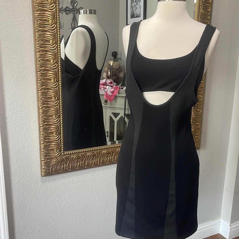 Factory by Erin Hart Black gray Dress - Picture 1 of 7